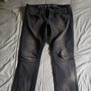 Converse One Star motocross style jeans